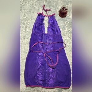 Fun, beautiful and comfy little nighty w/ matching panty